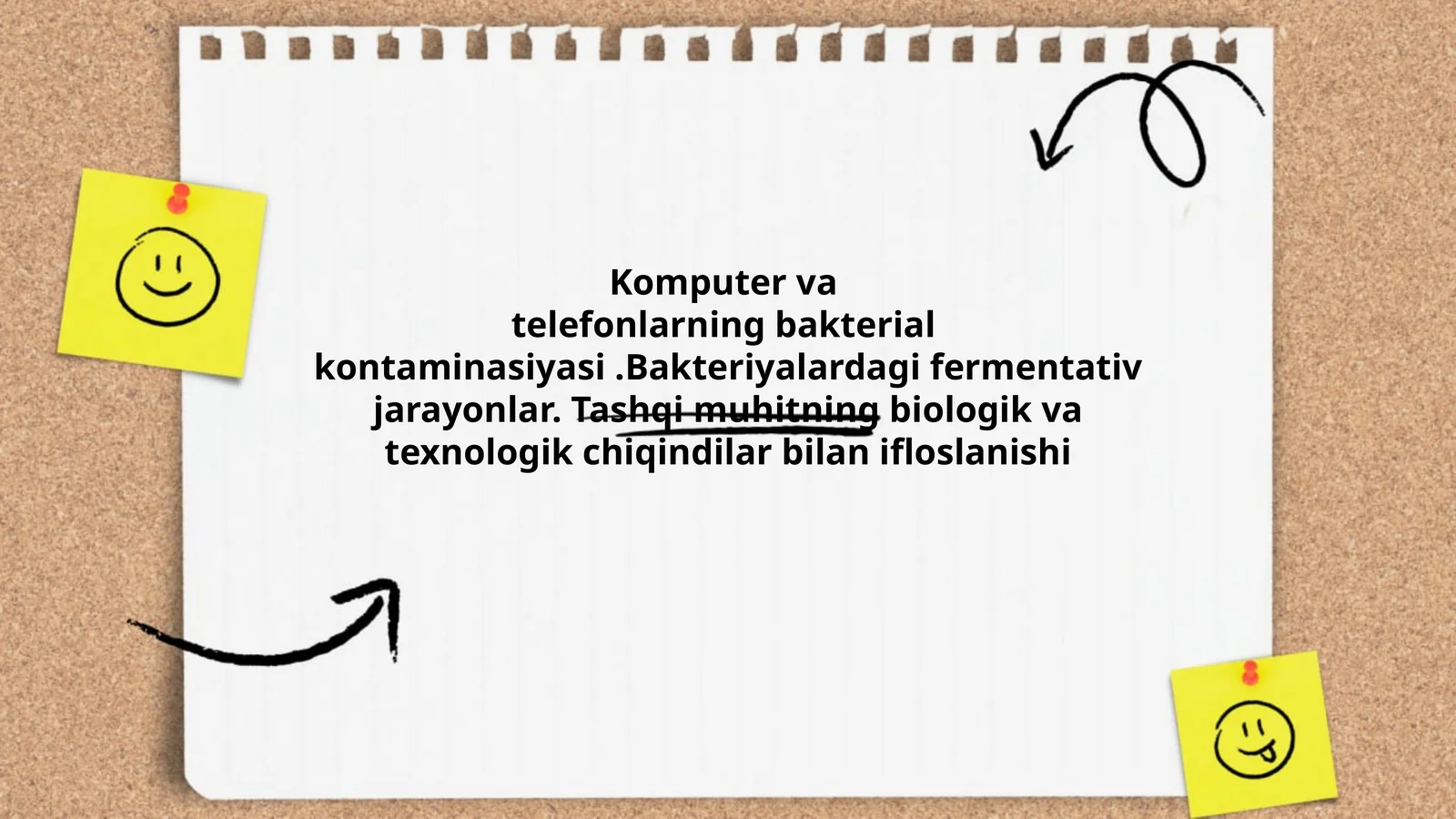Komputer va telefonlarning bakterial kontaminasiyasi