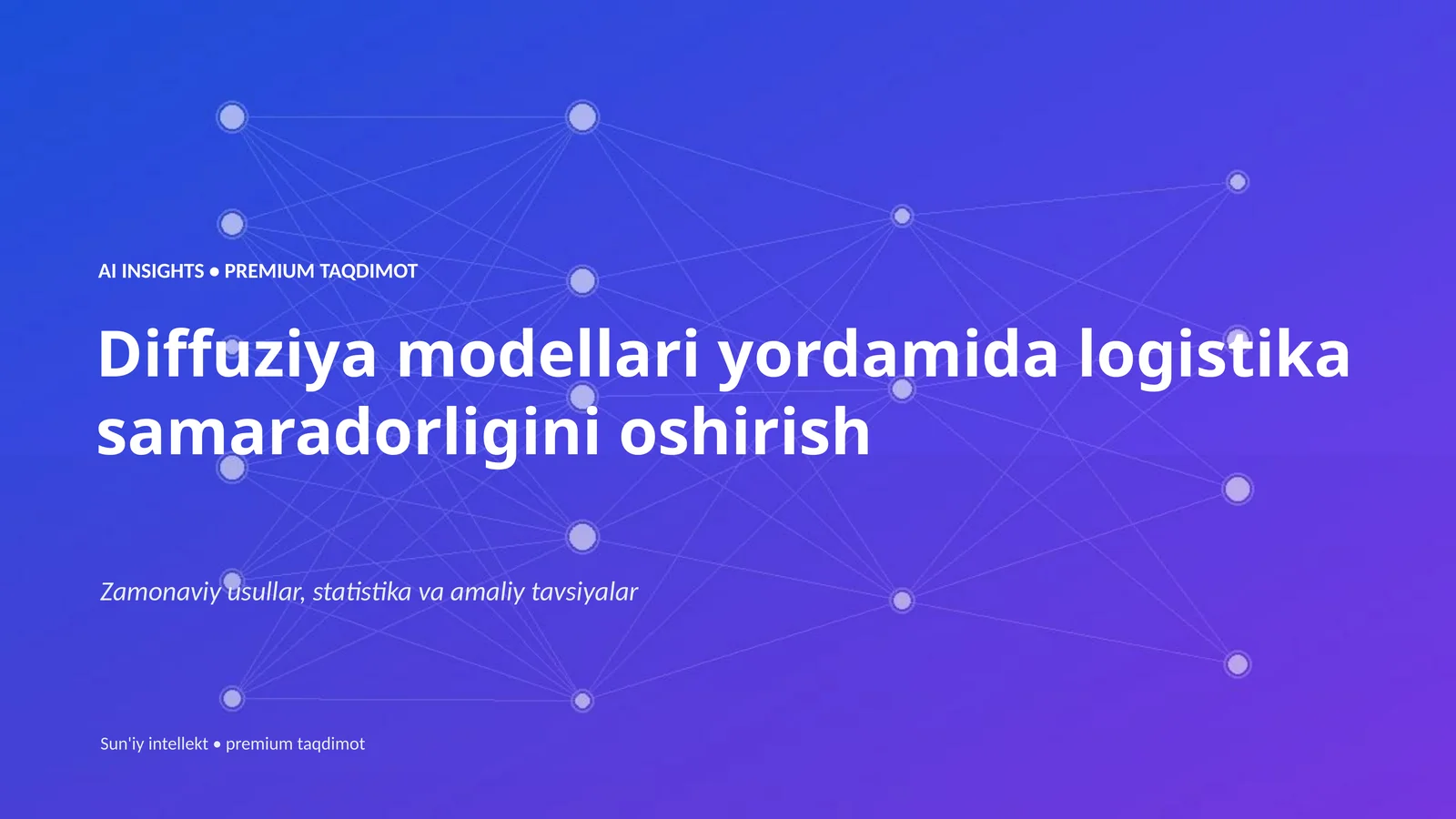 AI INSIGHTS • PREMIUM TAQDIMOT