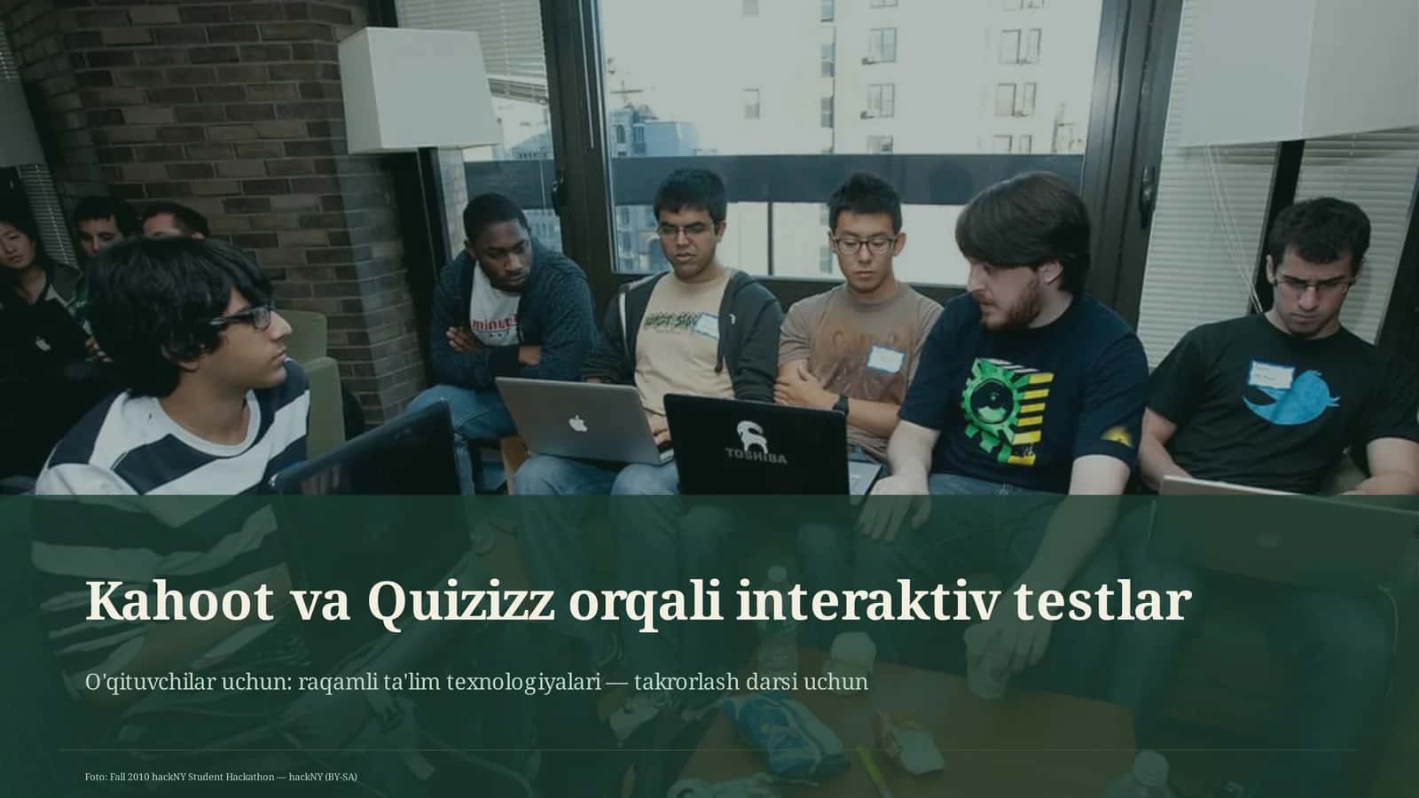 Kahoot va Quizizz orqali interaktiv testlar