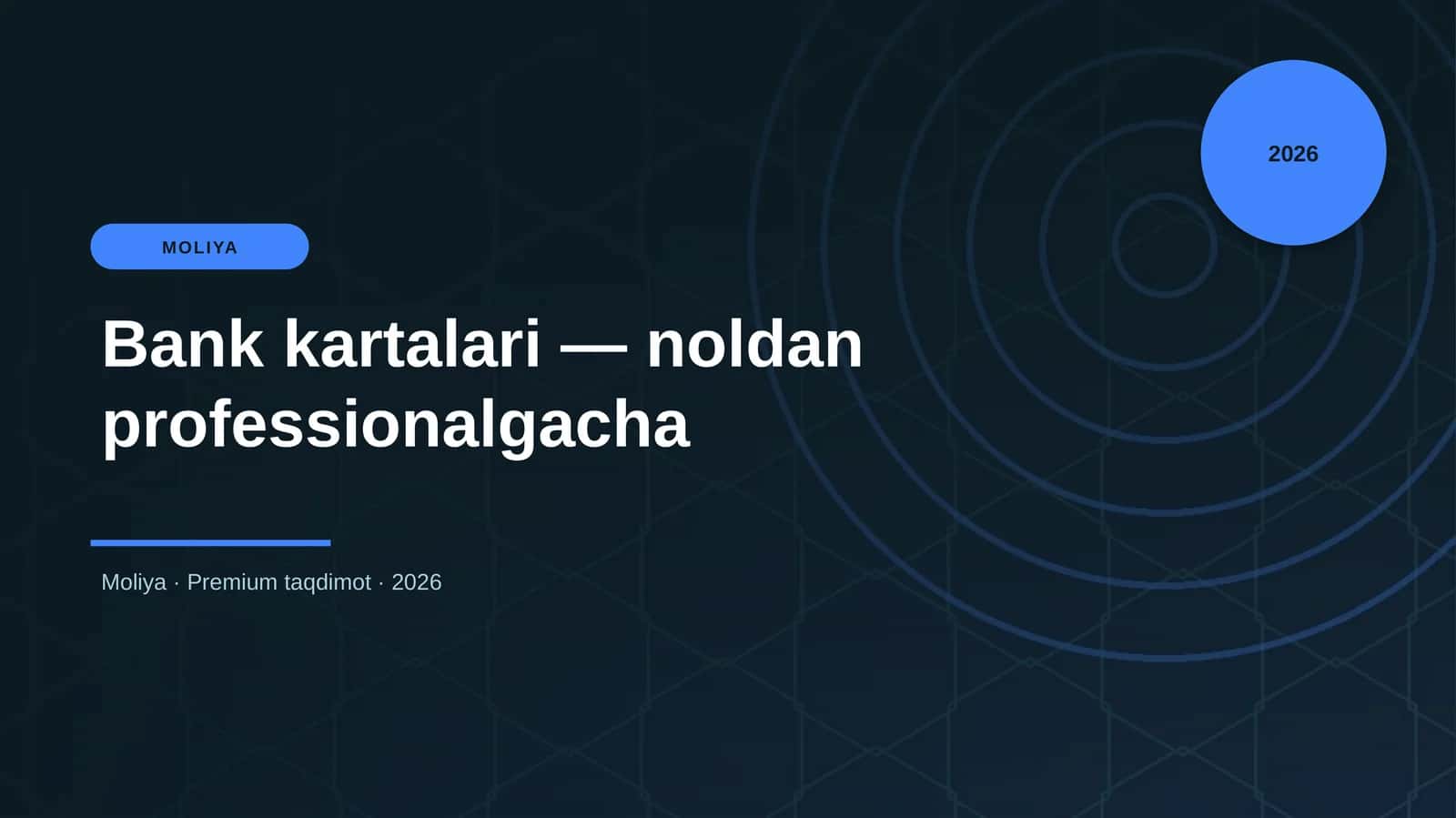 Bank kartalari — noldan professionalgacha