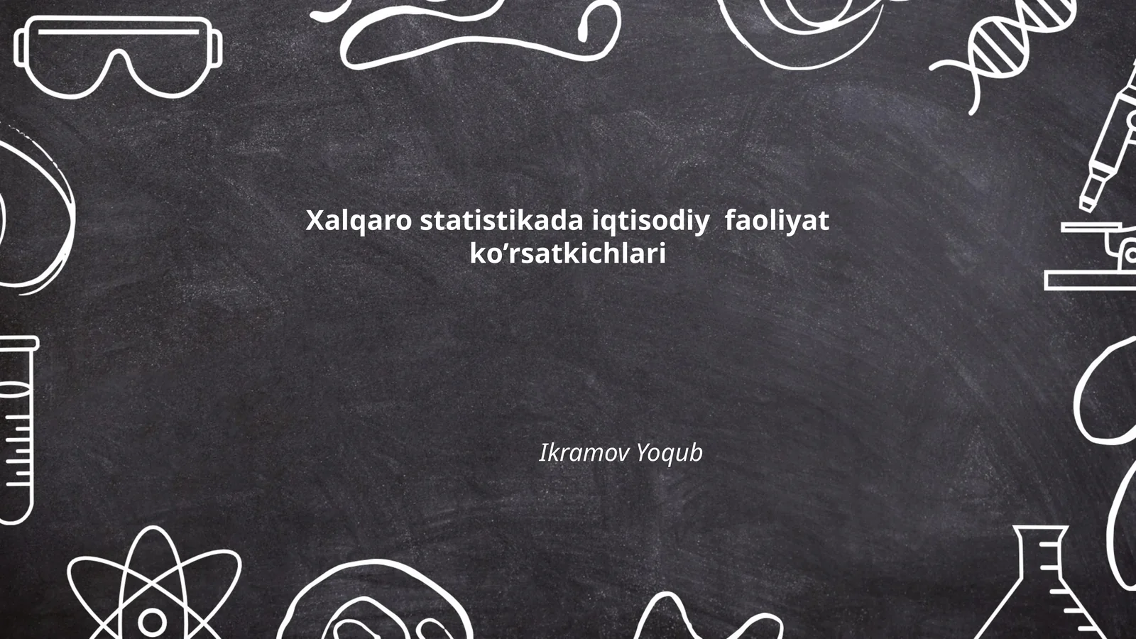 Iqtisodiy o'sishning statistik ko'rsatkichlari