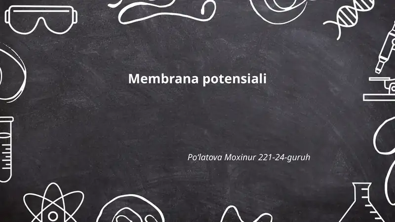 Membrana potensiali