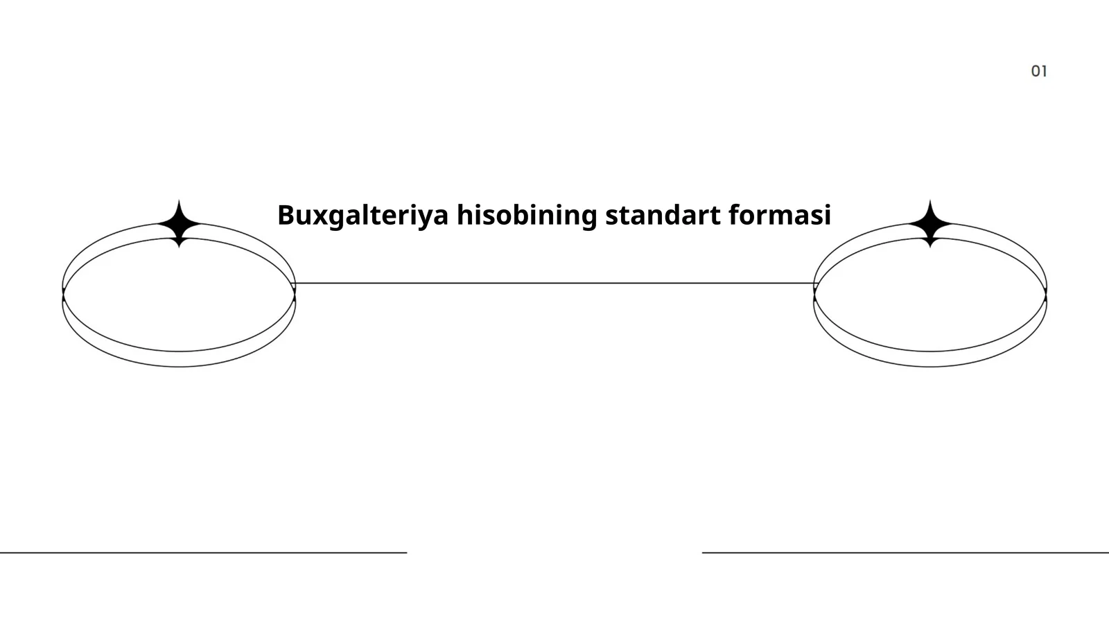 Buxgalteriya hisobining standart formasi