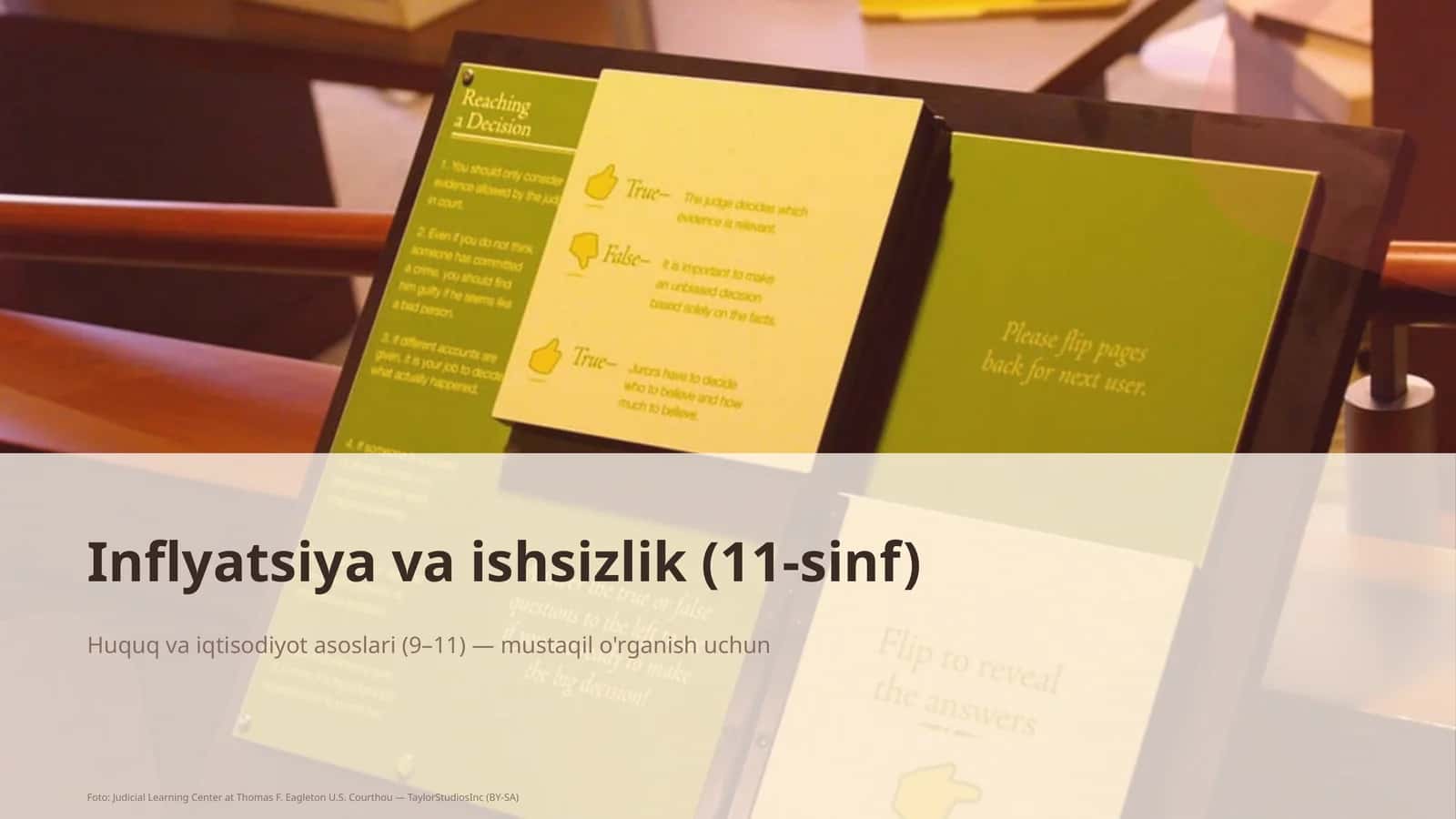 Inflyatsiya va ishsizlik (11-sinf)