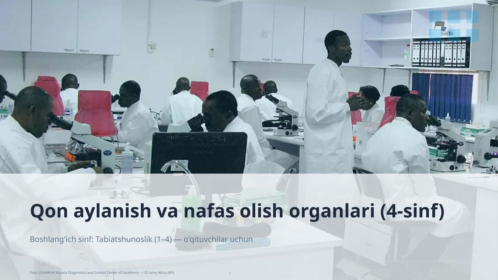Qon aylanish va nafas olish organlari (4-sinf)