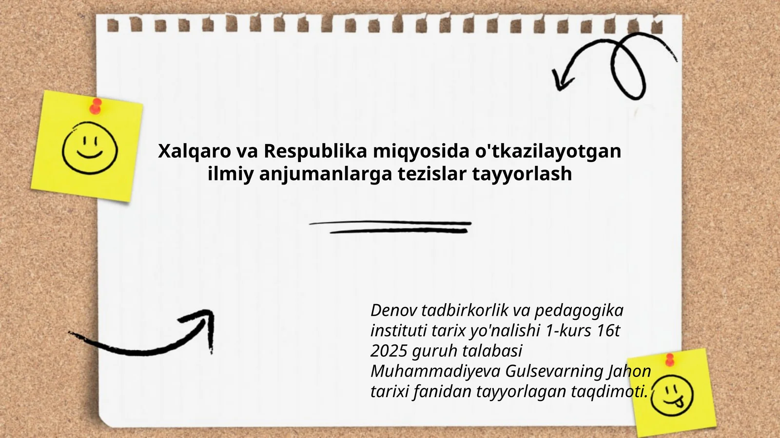 Jahon tarixi fanidan tayyorlagan taqdimot