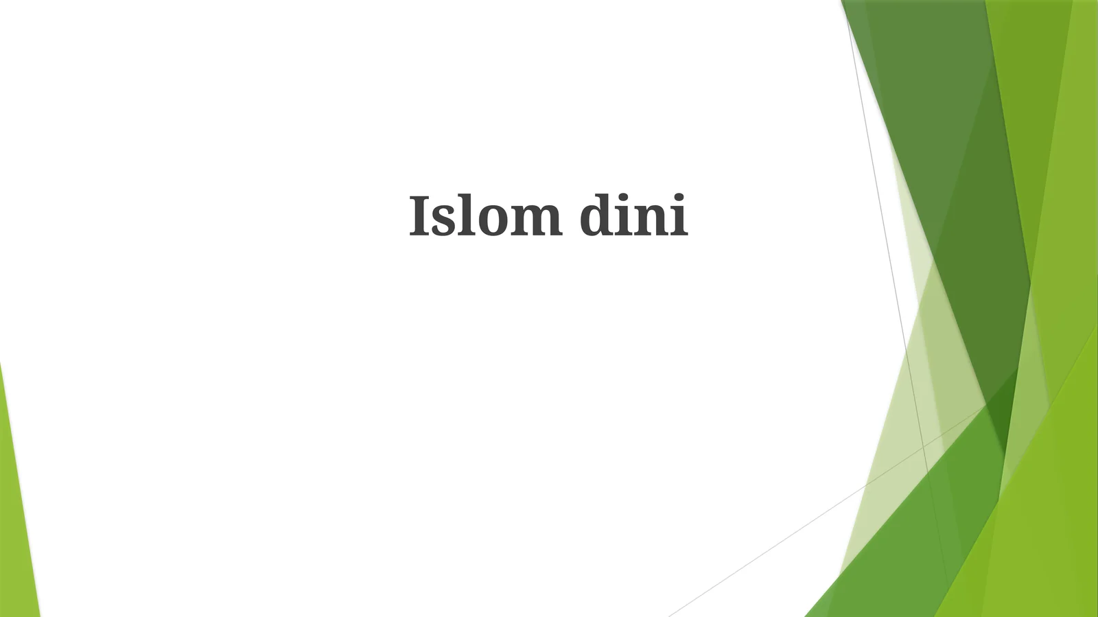 Islomdini
