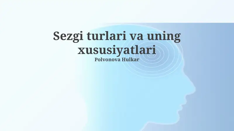 Intuitsiya: Ta'riflar va Asosiy Tushunchalar