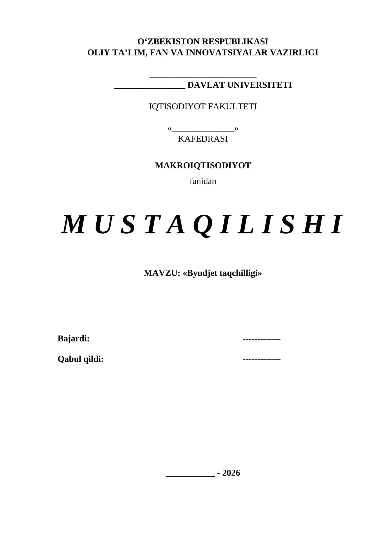 Byudjet taqchilligi