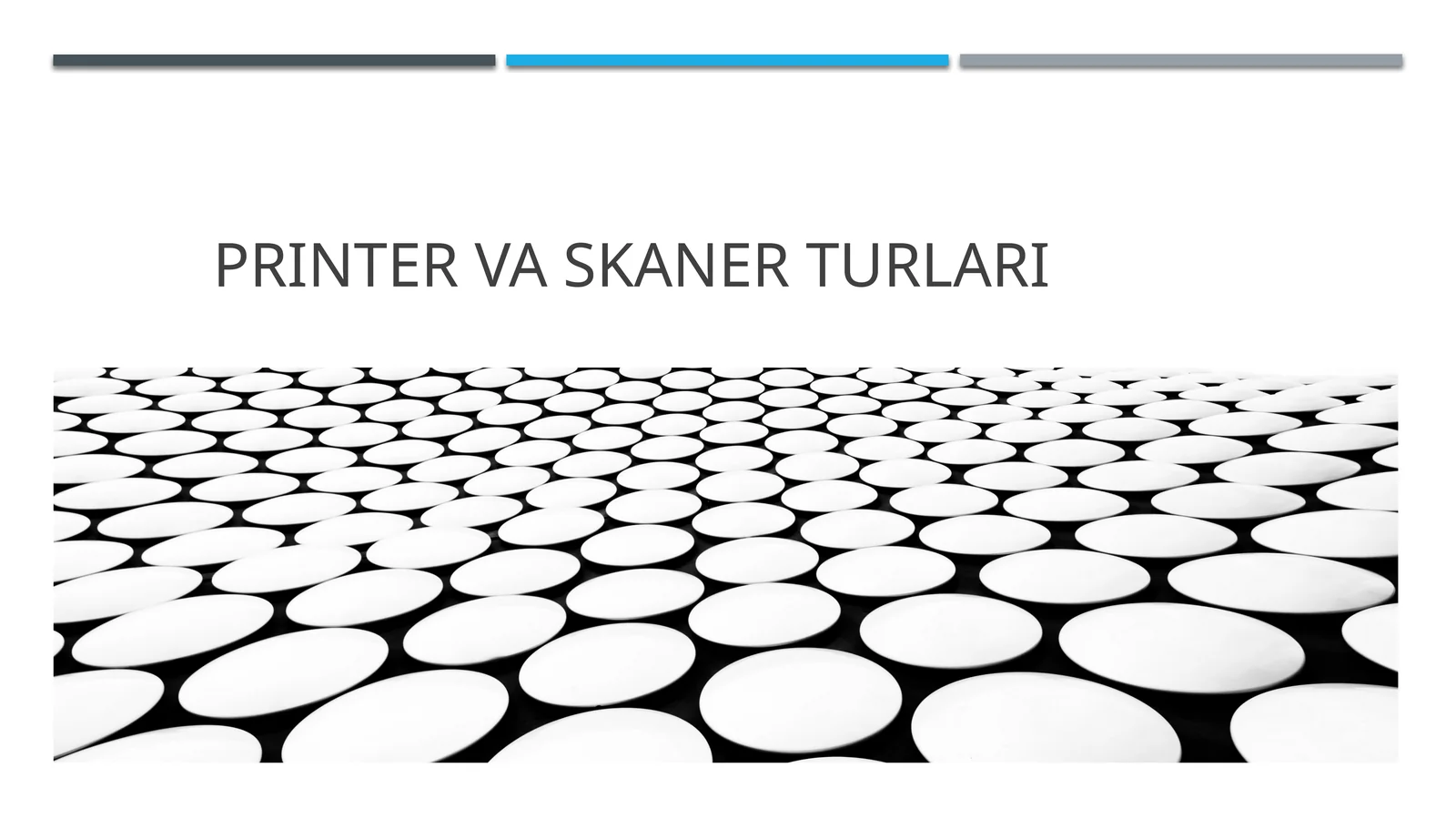 Printer va skaner turlari