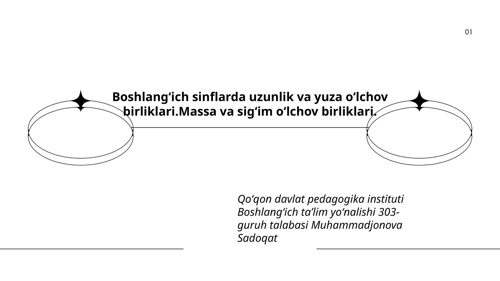 Boshlangʻich sinflarda uzunlik va yuza oʻlchov birliklari