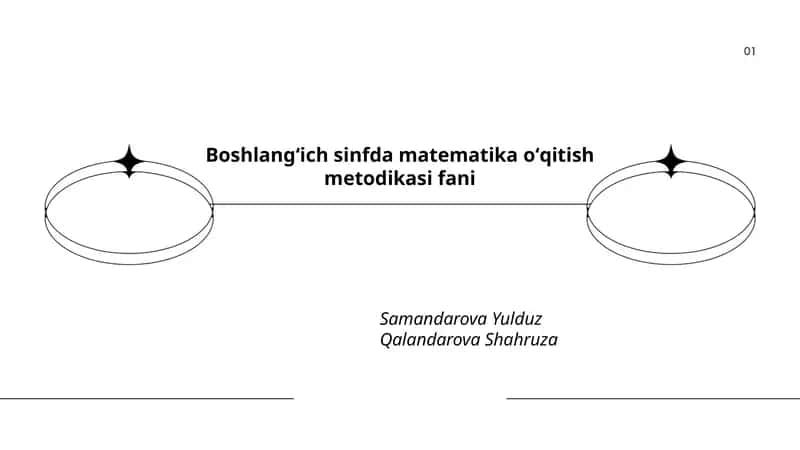 Boshlangʻich sinfda matematika oʻqitish metodikasi fani