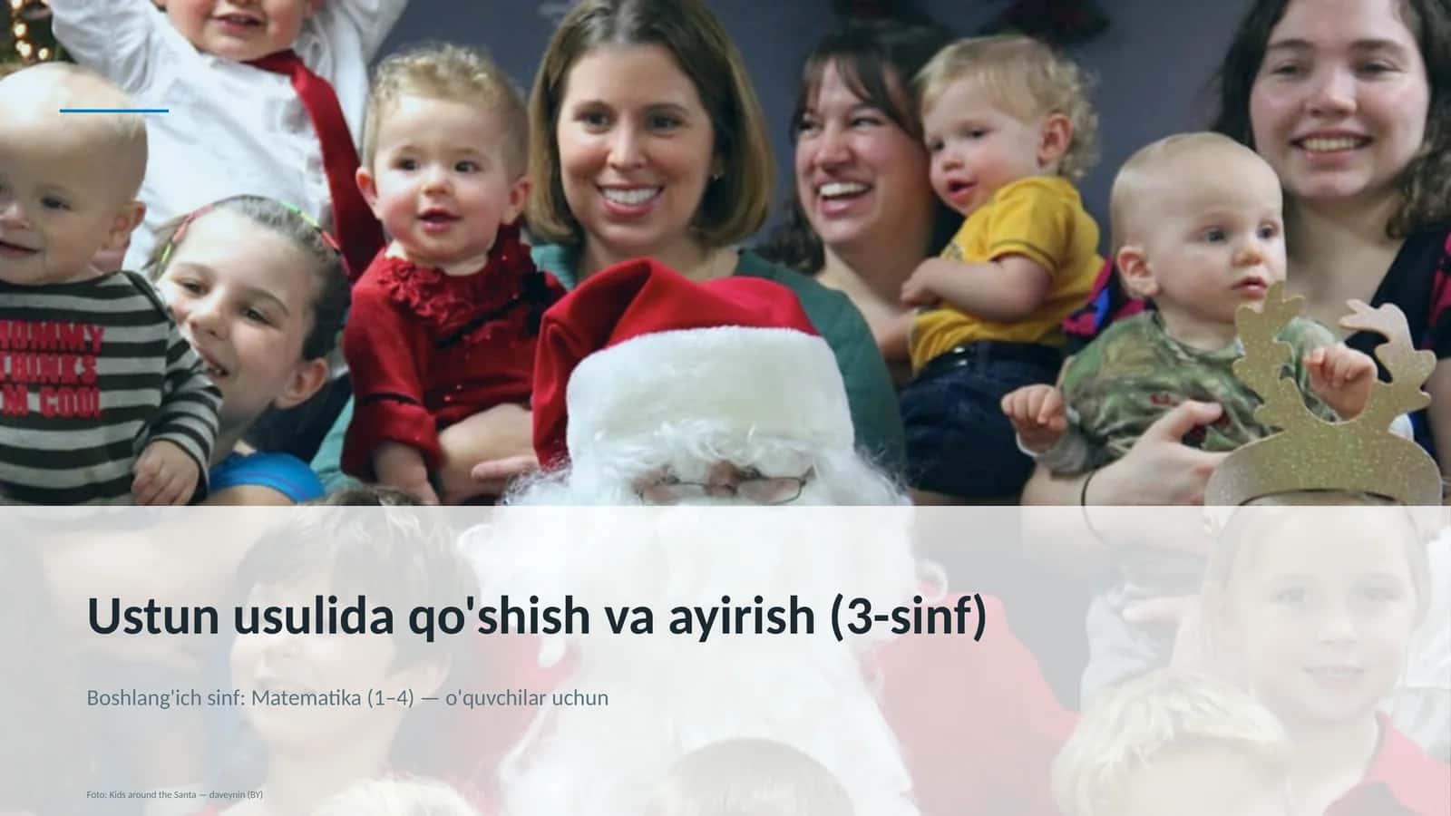Ustun usulida qo'shish va ayirish (3-sinf)