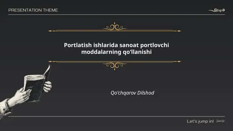Sanoat portlovchi moddalar