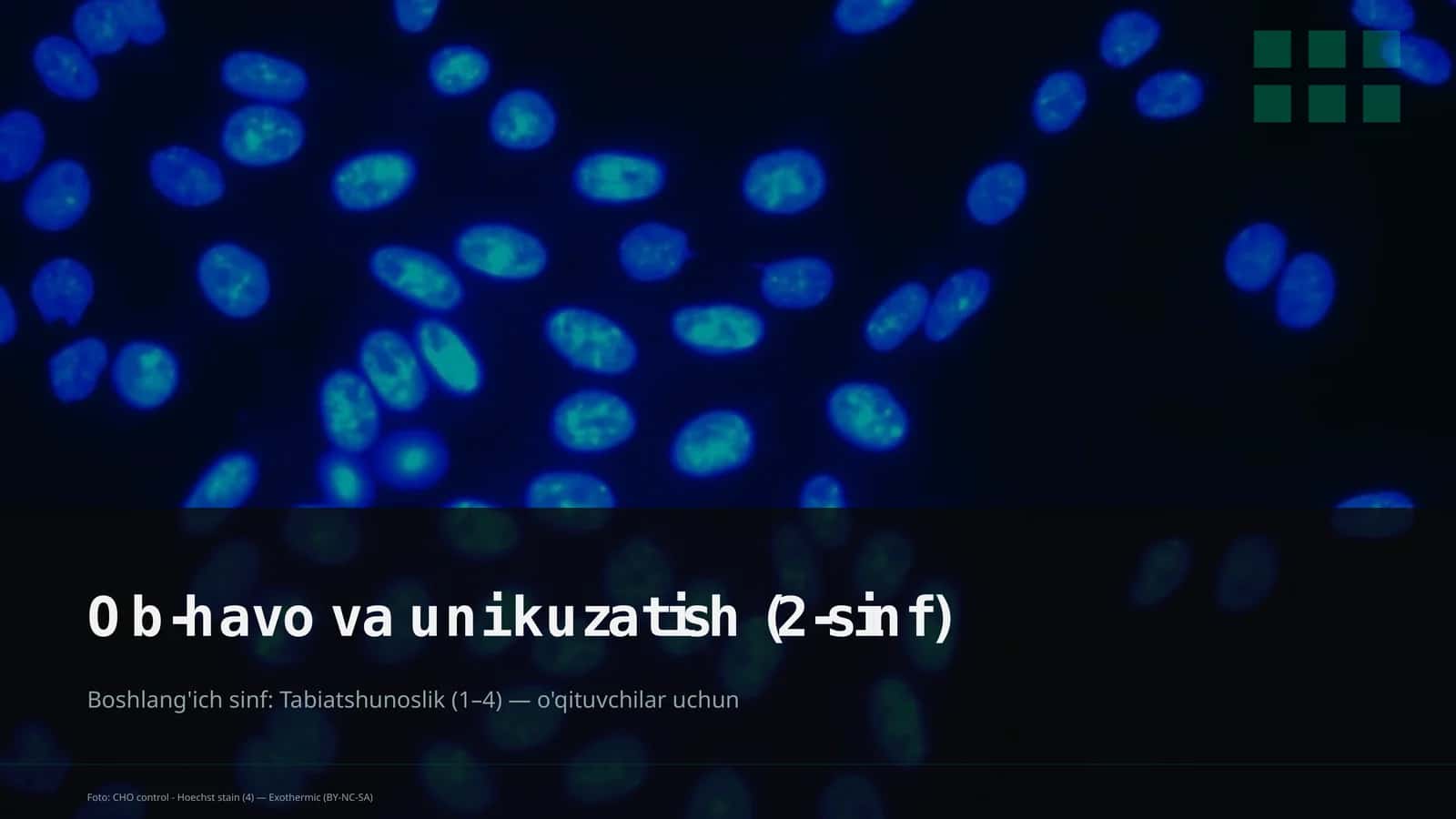 Ob-havo va uni kuzatish (2-sinf)