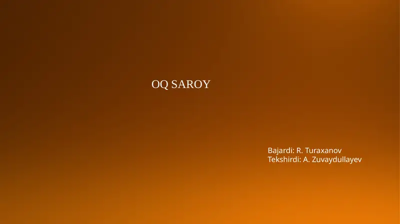 OQ SAROY