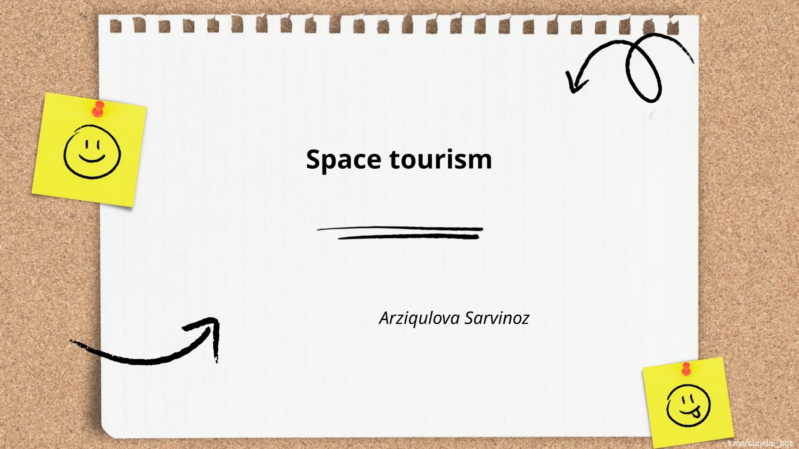 Space tourism