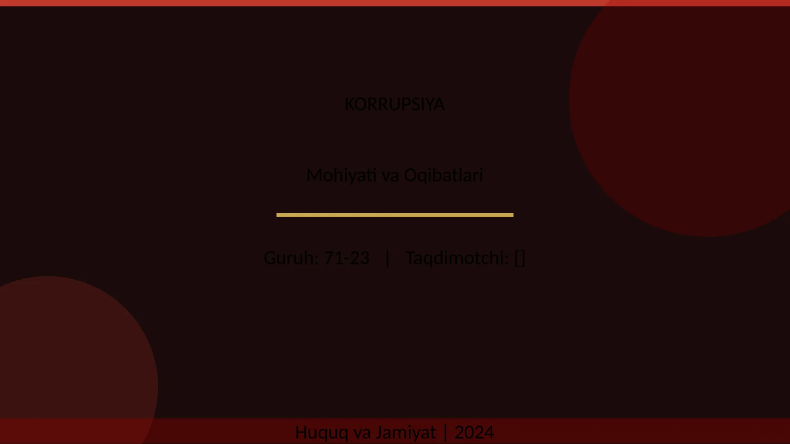 KORRUPSIYA