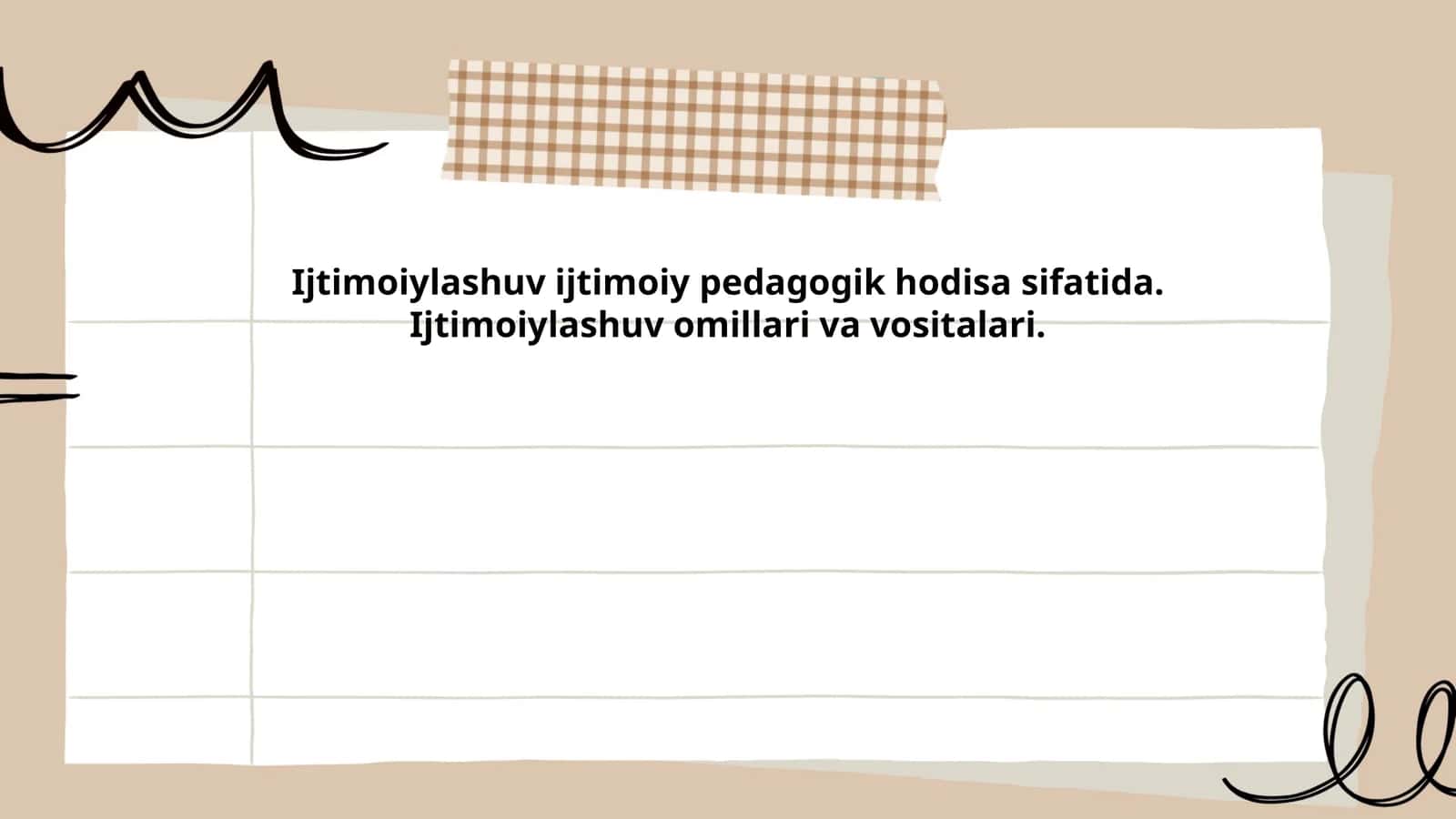 Ijtimoiylashuv ijtimoiy pedagogik hodisa sifatida