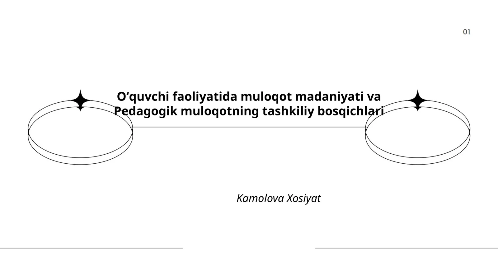 Muloqot madaniyati va Pedagogik muloqotning tashkiliy bosqichlari