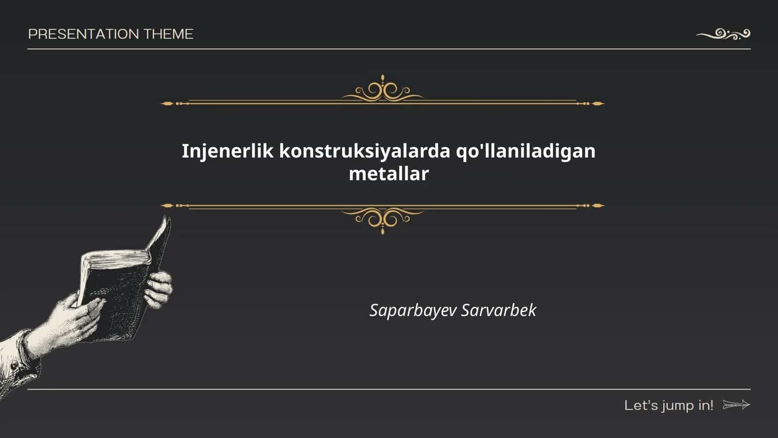 Injenerlik konstruksiyalarda qo'llaniladigan metallar