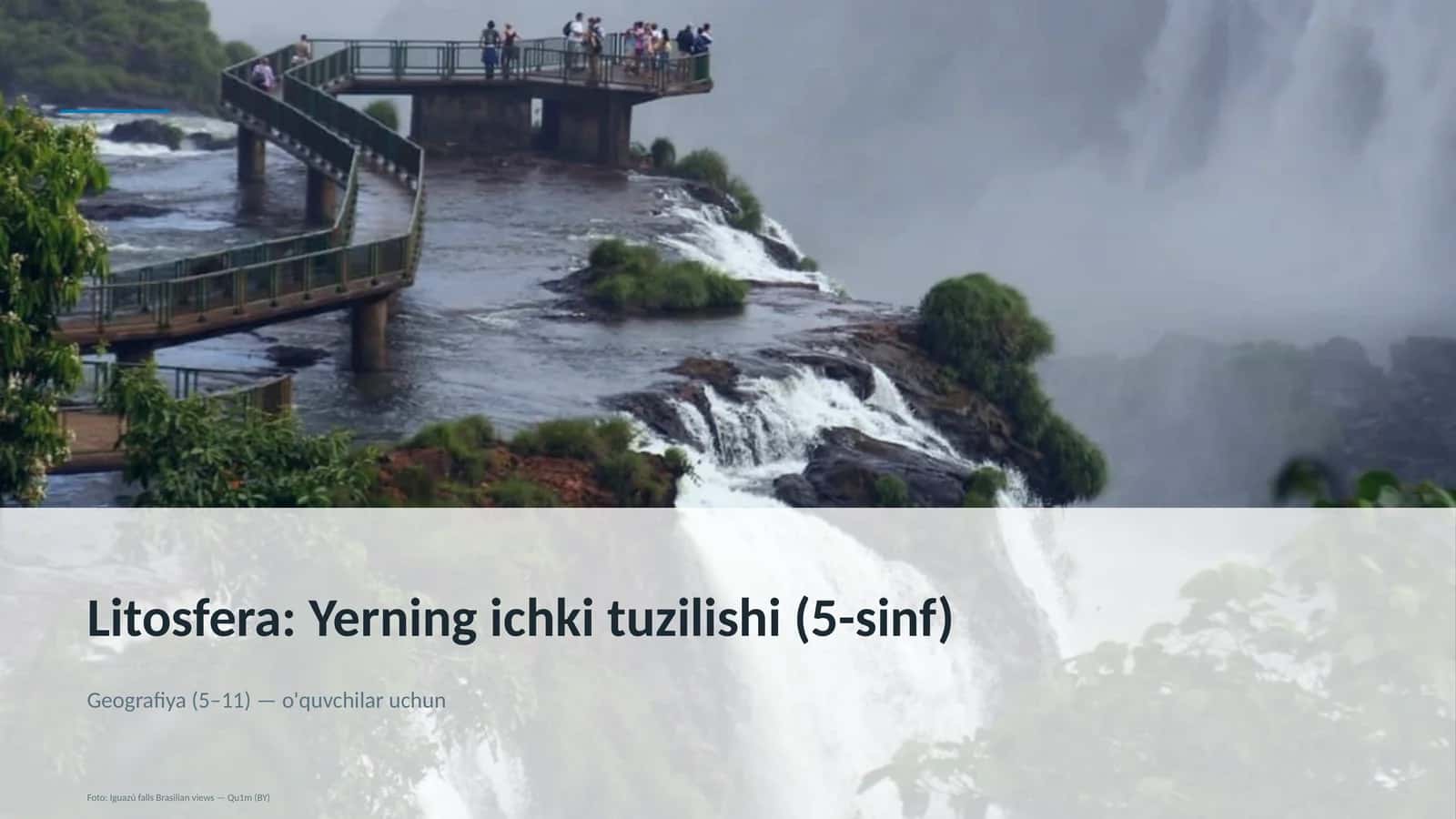 Litosfera: Yerning ichki tuzilishi (5-sinf)