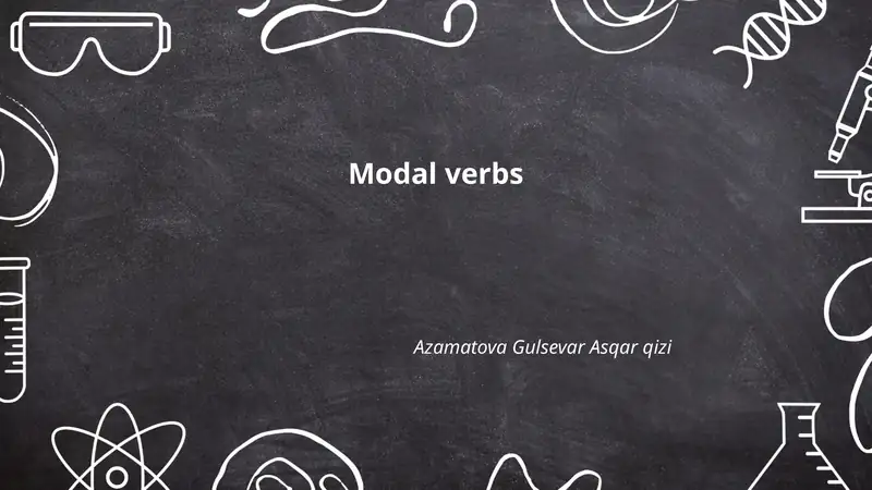 Modal verbs
