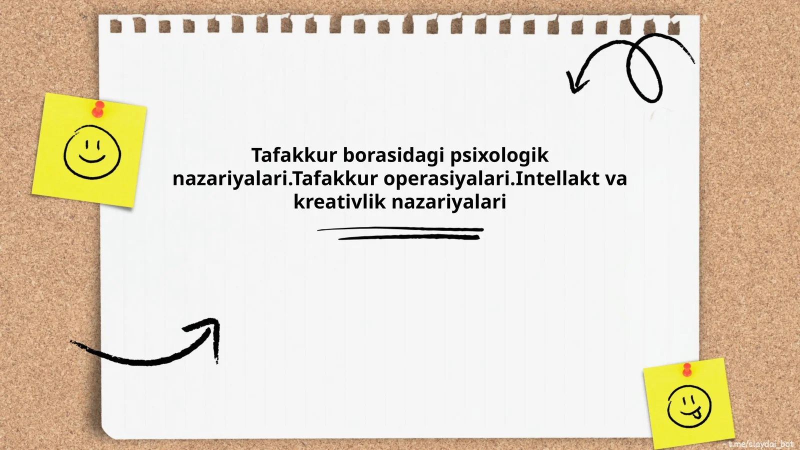 Tafakkur borasidagi psixologik nazariyalari.Tafakkur operasiyalari.Intellakt va kreativlik nazariyalari