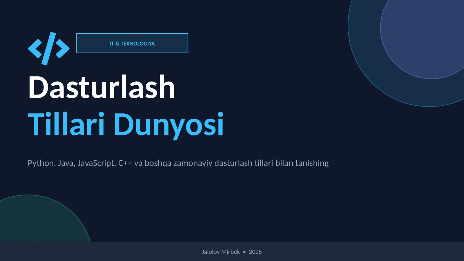 Dastur Tillari Dunyosi