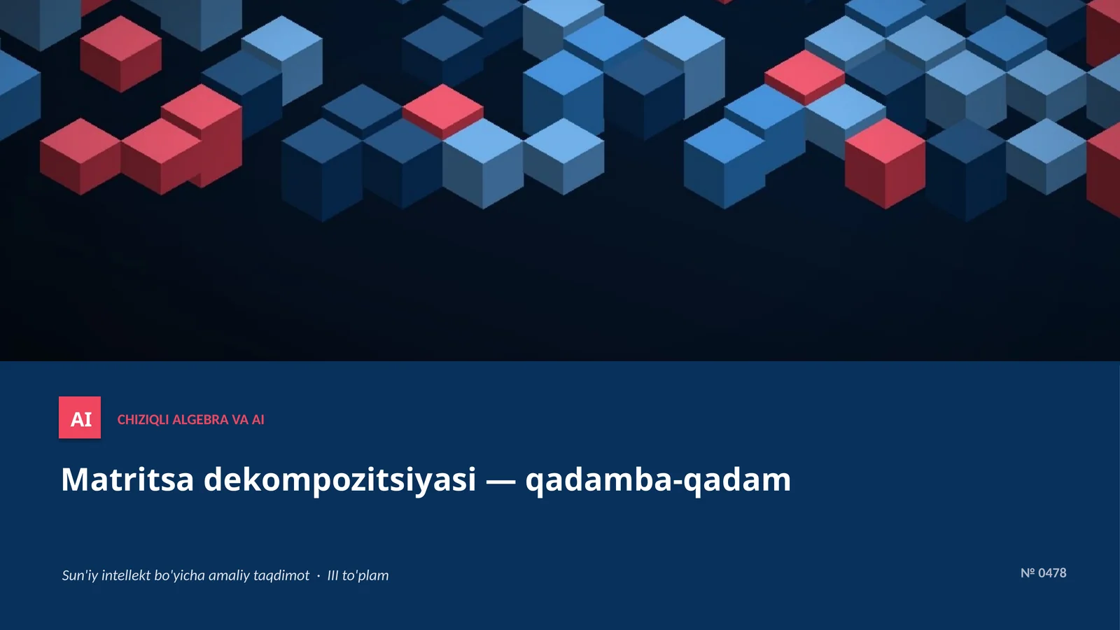 CHIZIQLI ALGEBRA VA AI