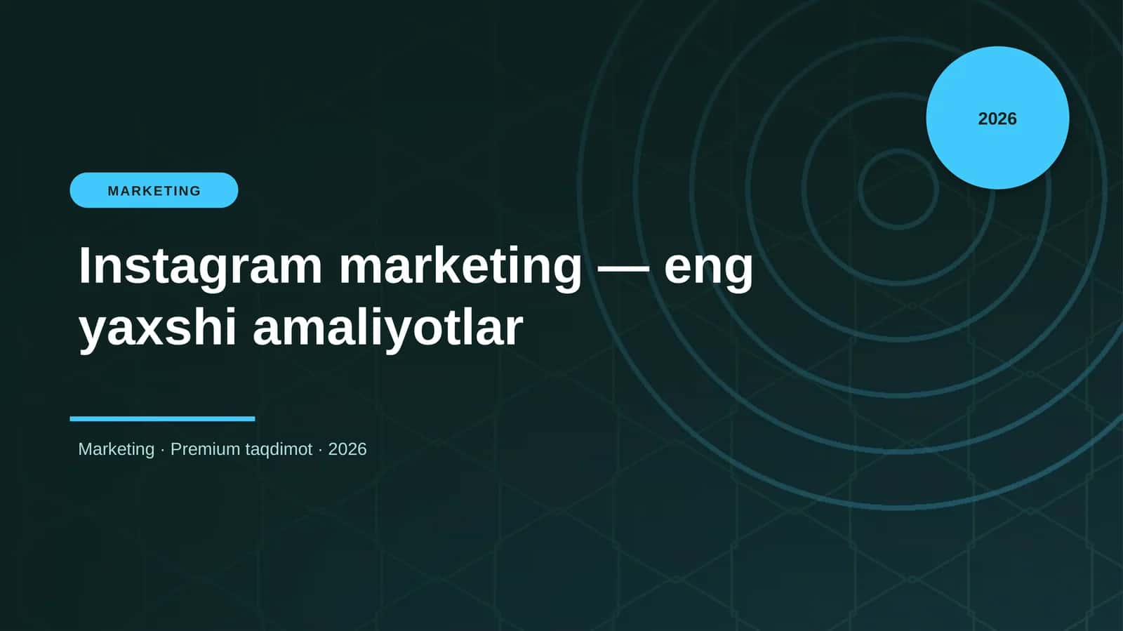 Instagram marketing — eng yaxshi amaliyotlar