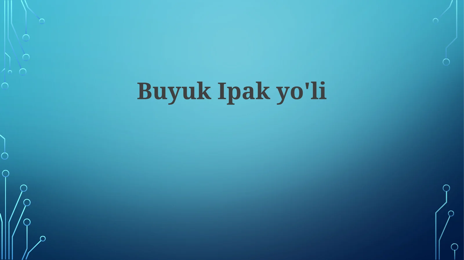 Buyuk Ipak Yo'li: Savdo va Madaniyat Almashinuvi