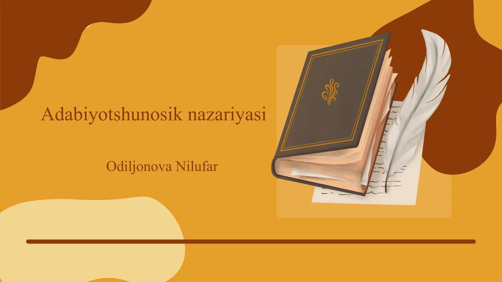 Adabiyotshunosik nazariyasi