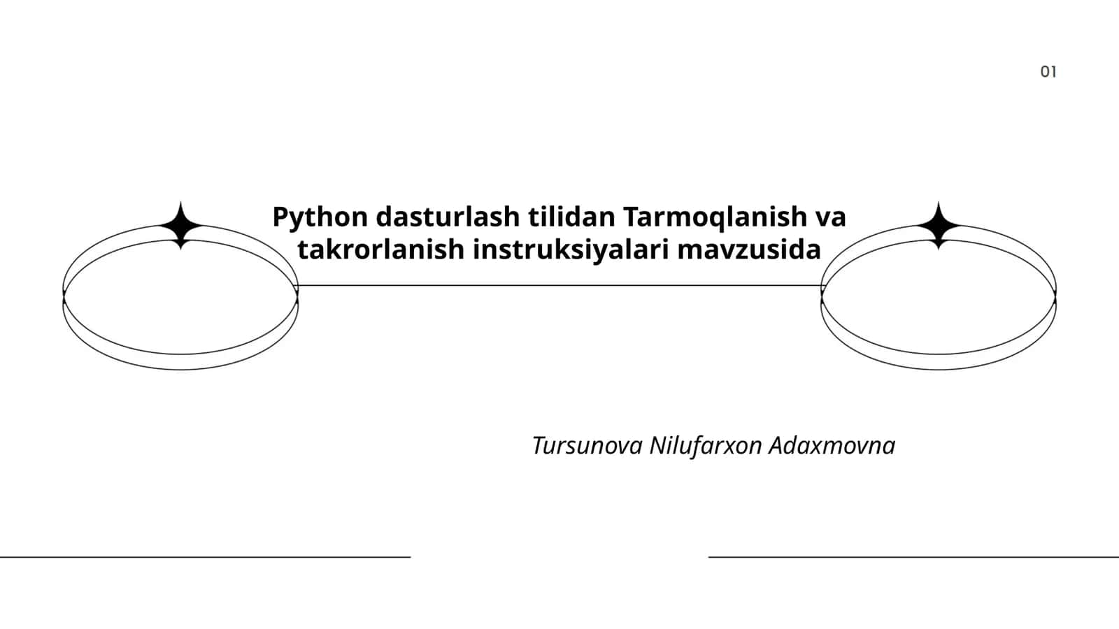 Tarmoqlanish va takrorlanish instruksiyalari