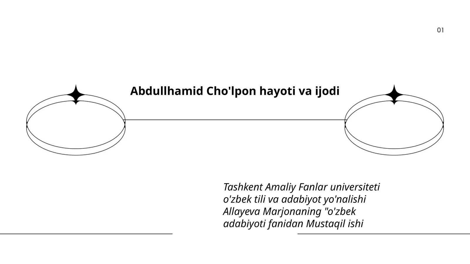 Abdullhamid Cho'lpon hayoti va ijodi
