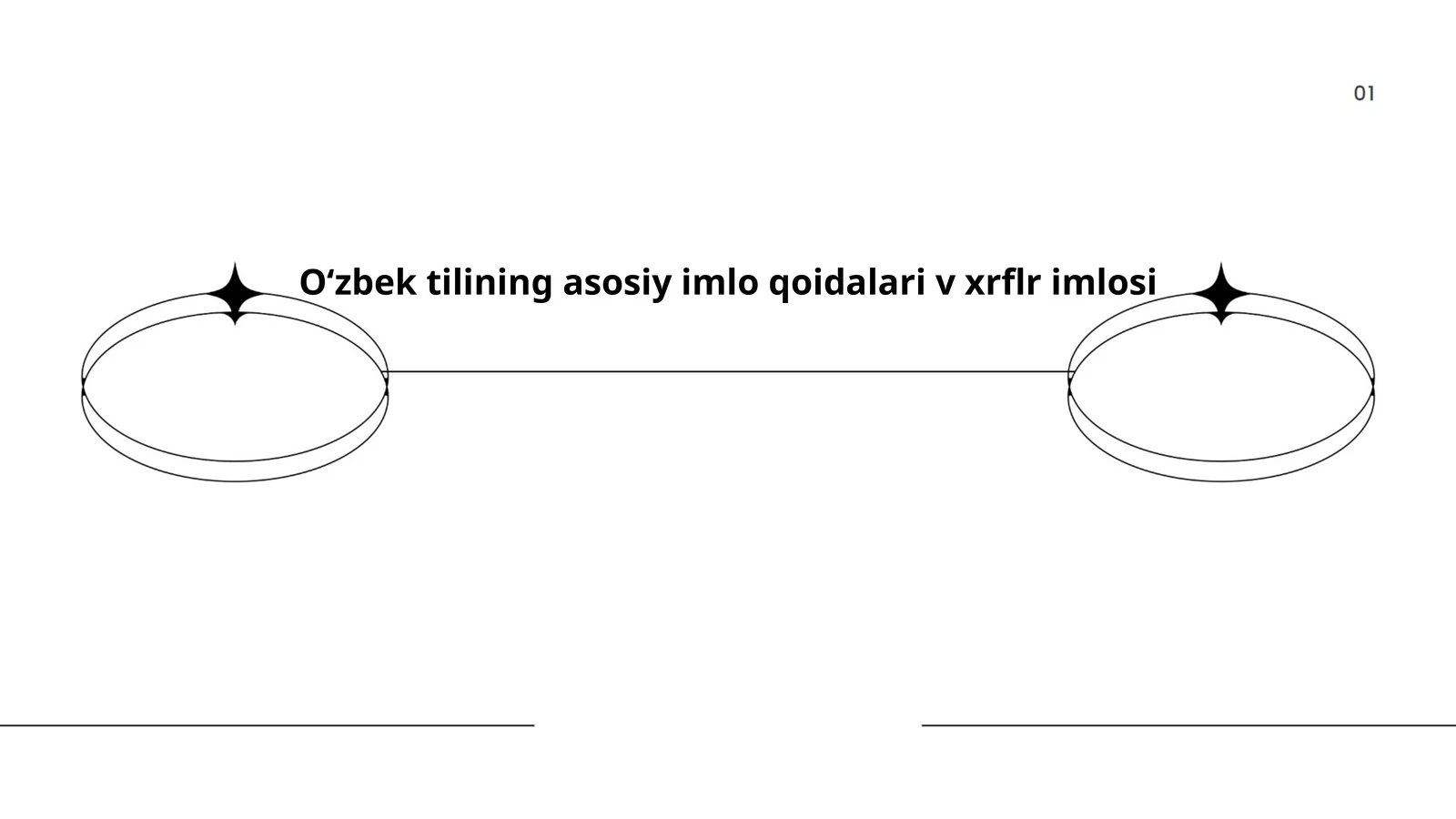 Oʻzbek tilining asosiy imlo qoidalari v xrflr imlosi