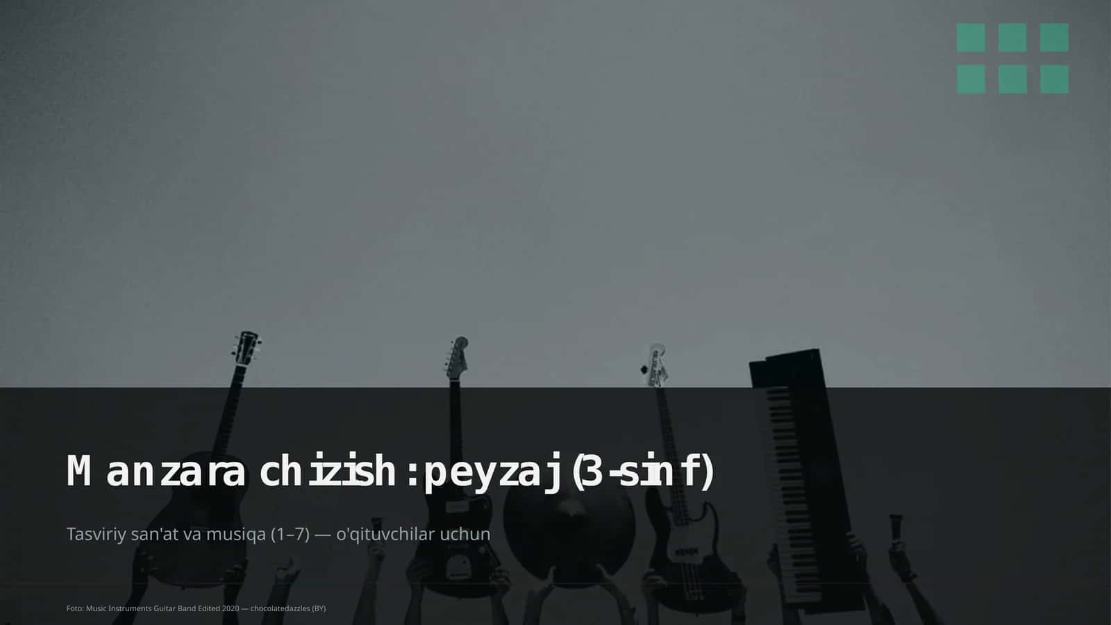 Manzara chizish: peyzaj (3-sinf)