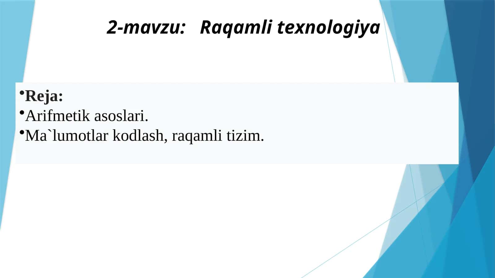 Raqamli texnologiya
