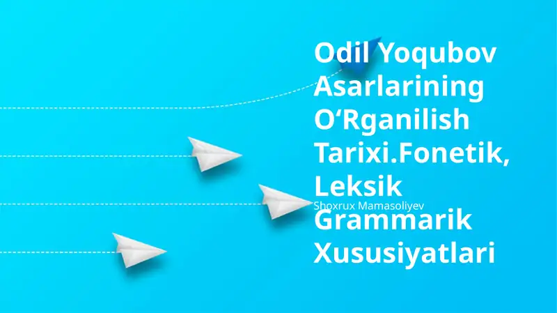 Odil Yoqubov Asarlarining O‘Rganilish Tarixi