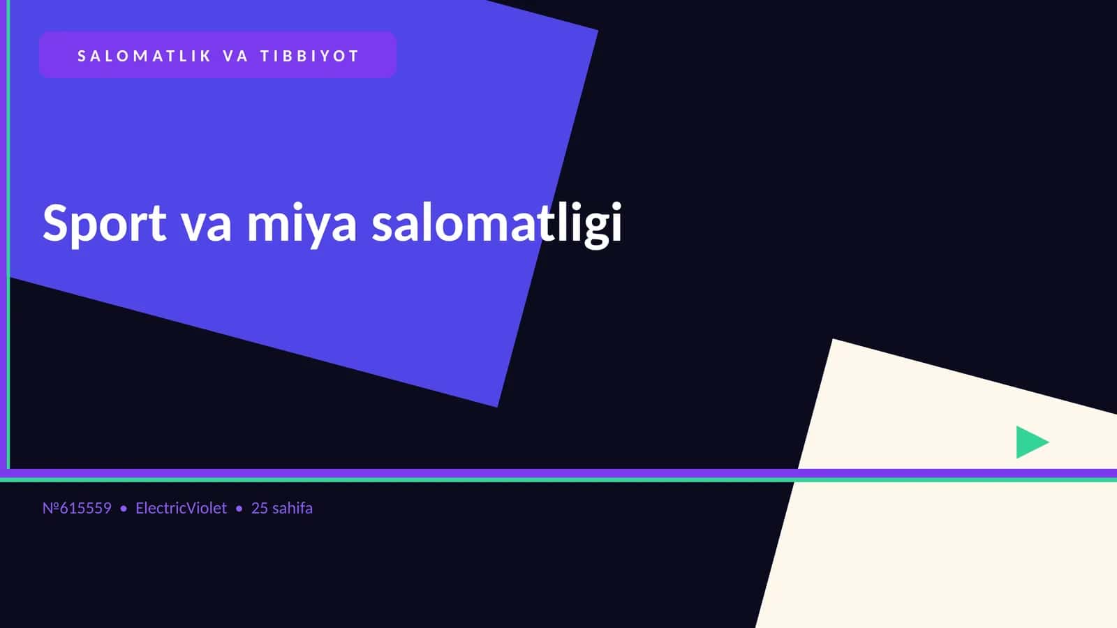 Sport va miya salomatligi