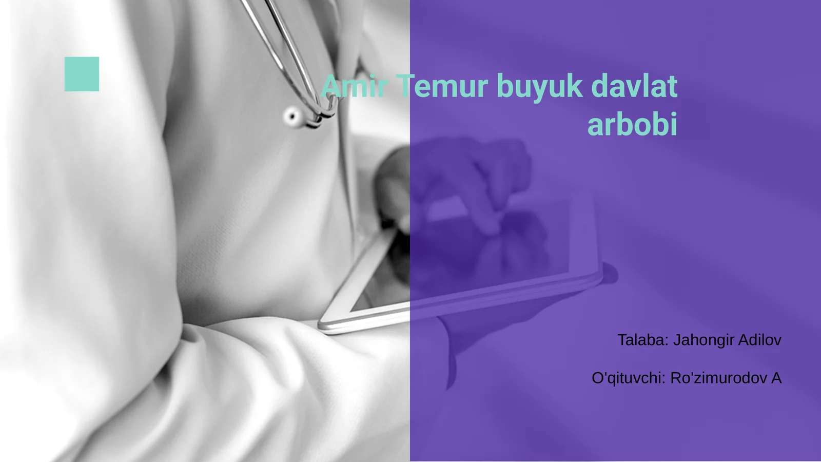 Amir Temur — Buyuk Davlat Arbobi