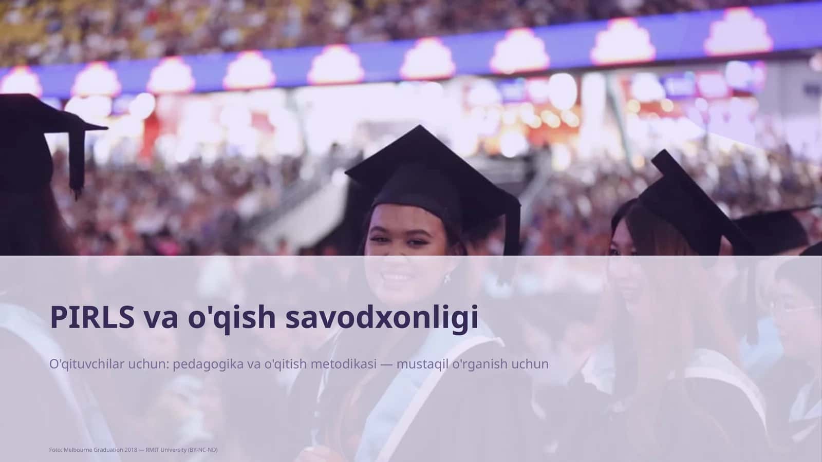 PIRLS va o'qish savodxonligi