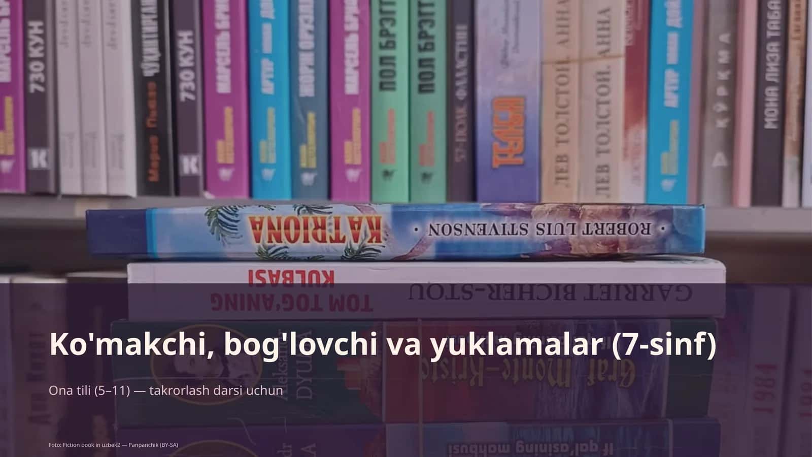 Ona tili (5–11) — takrorlash darsi uchun