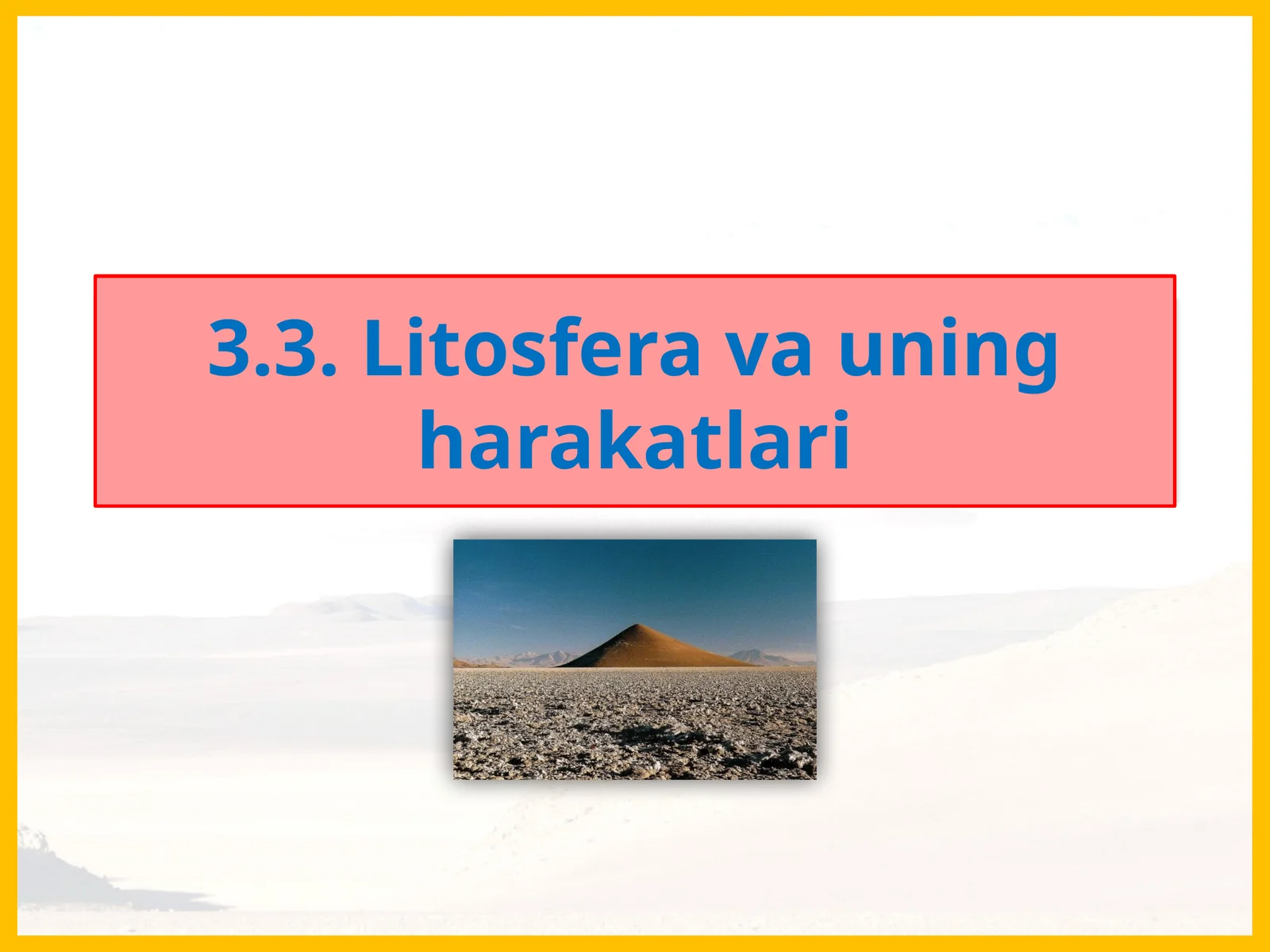 Litosfera.va jalda kattalashmasi