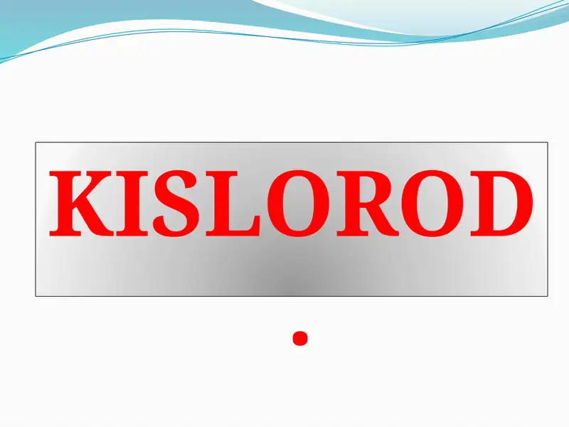 Kislorod