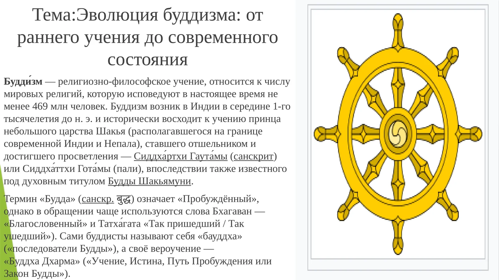 Эволюция буддизма: от раннего учения до современного состояния