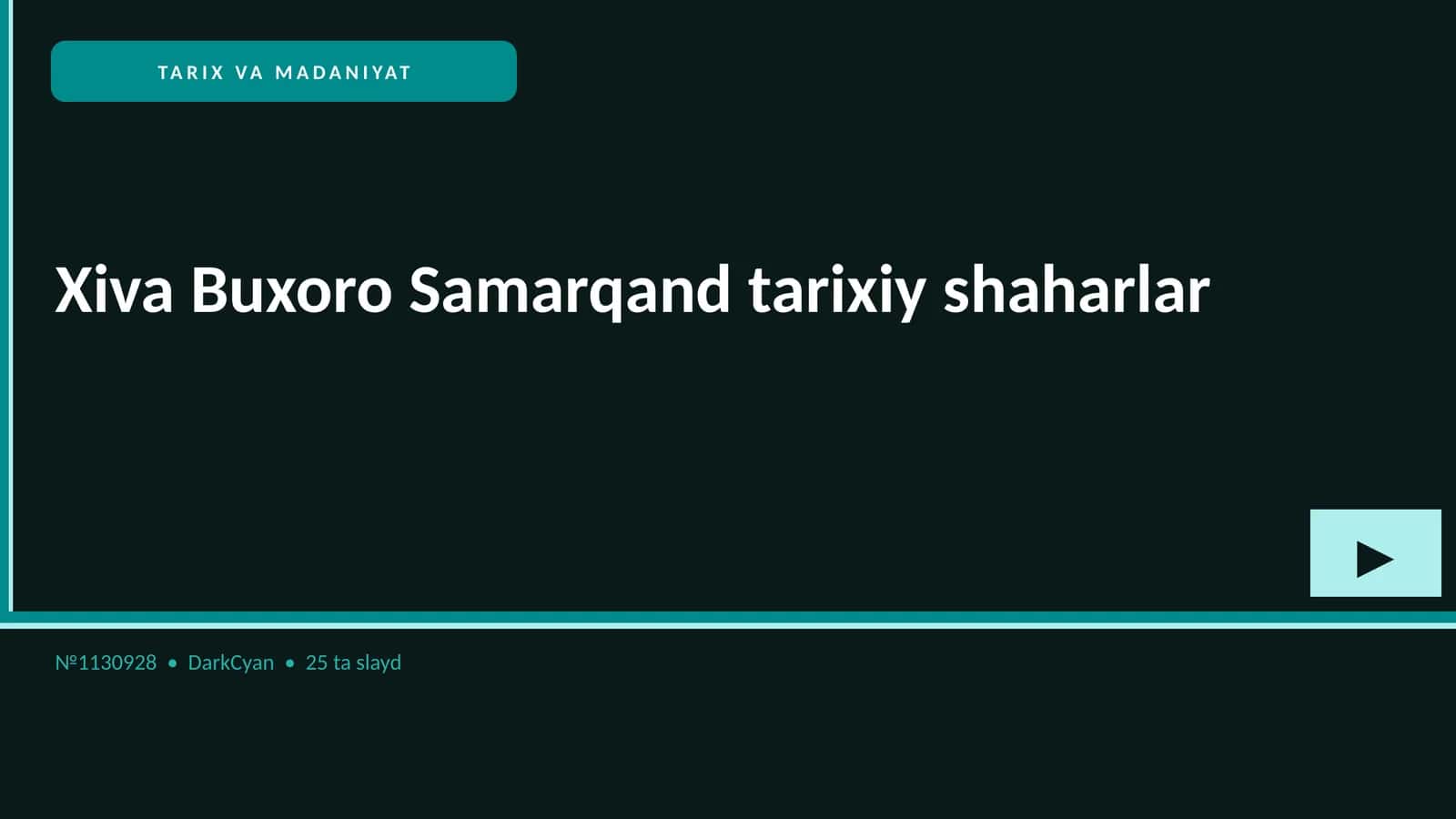 Xiva Buxoro Samarqand tarixiy shaharlar