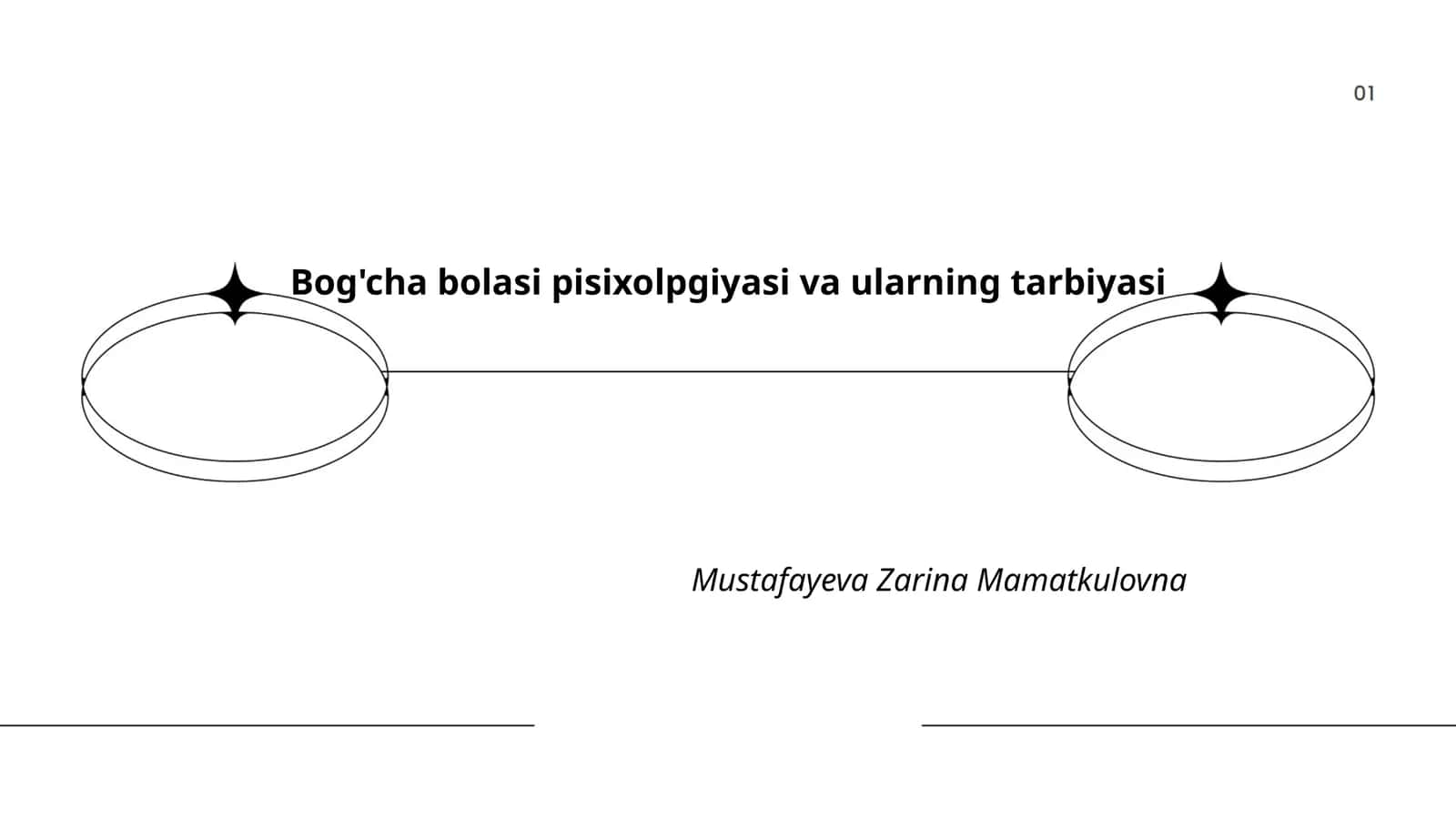 Bog'cha bolasi pisixolpgiyasi va ularning tarbiyasi