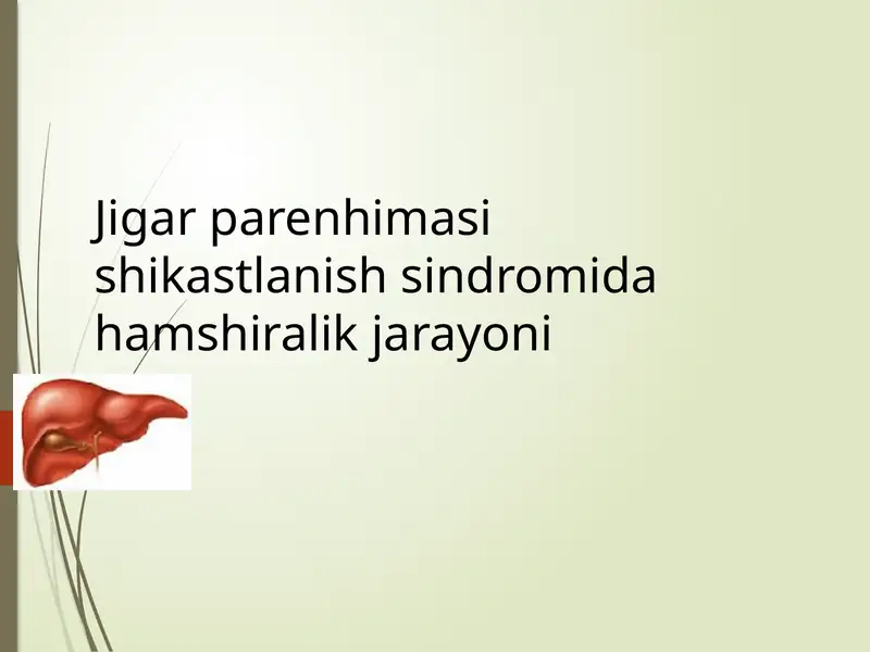 JIGAR PARENHIMASI