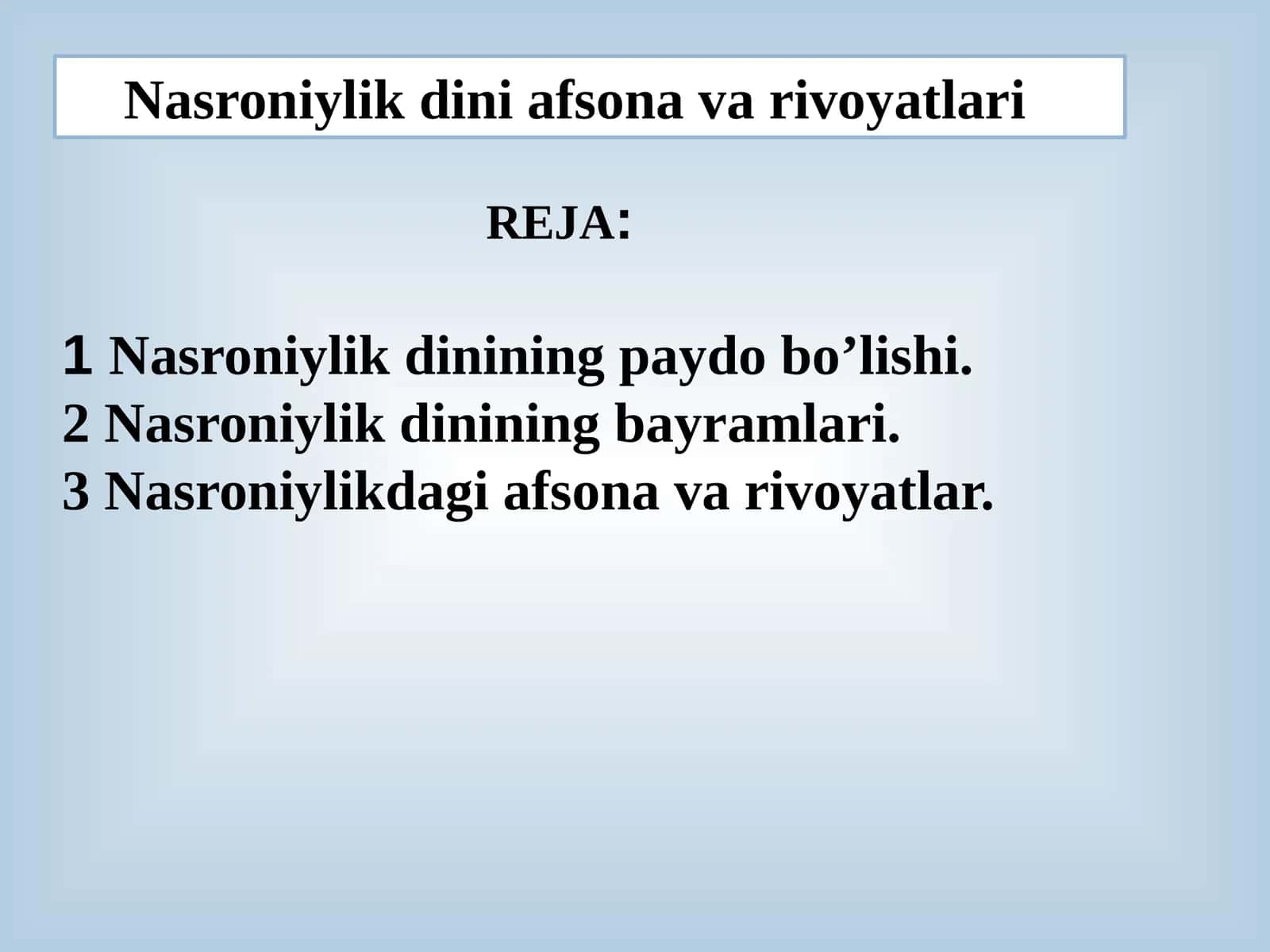 Nasroniylik dini afsona va rivoyatlari